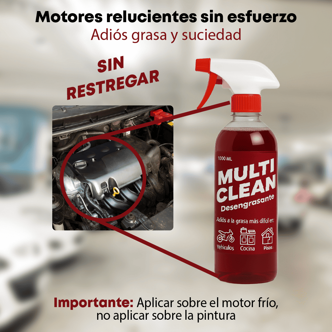 Multi Clean - Desengrasante Biodegradable Extremo