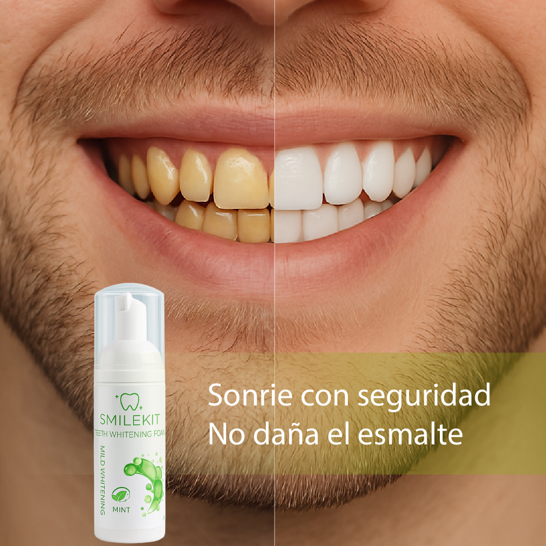 Año Nuevo - Sonrisa Nueva - ESPUMA DENTAL BLANQUEADORA 50ML