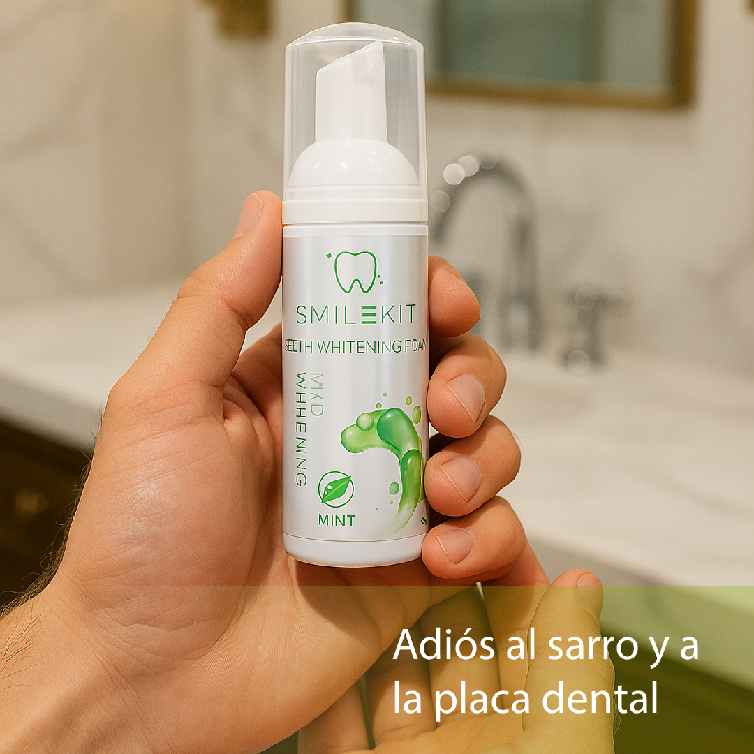 Año Nuevo - Sonrisa Nueva - ESPUMA DENTAL BLANQUEADORA 50ML